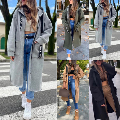 💃Casaco de moletom com capuz oversize para mulher