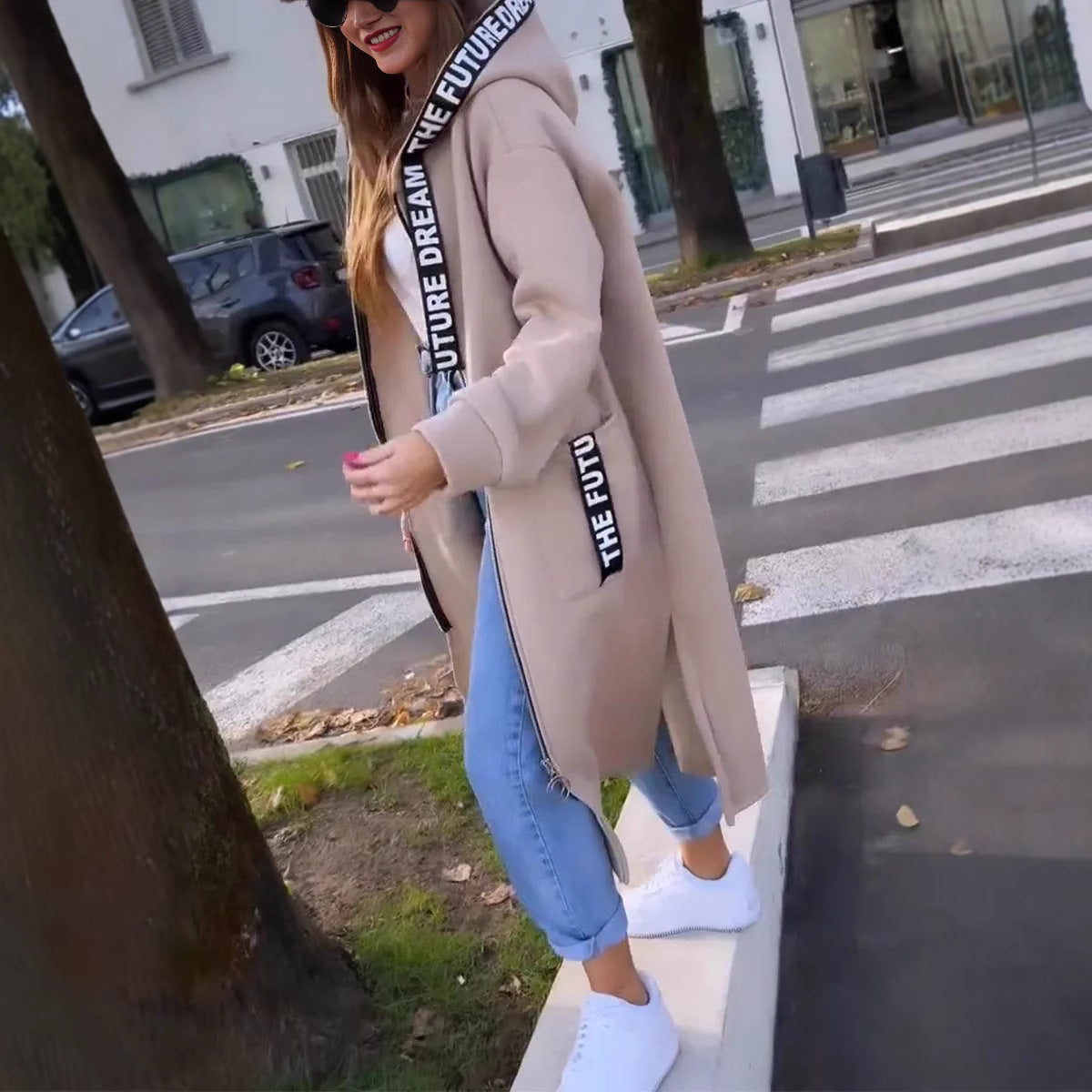 💃Casaco de moletom com capuz oversize para mulher