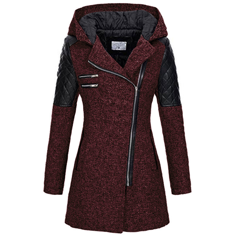 Chaquetas de Invierno para Mujer con Cremallera Lateral y Acolchadas