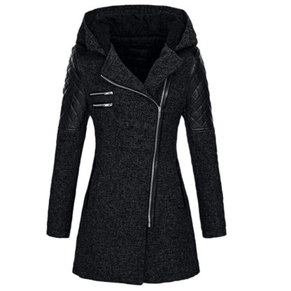 Chaquetas de Invierno para Mujer con Cremallera Lateral y Acolchadas