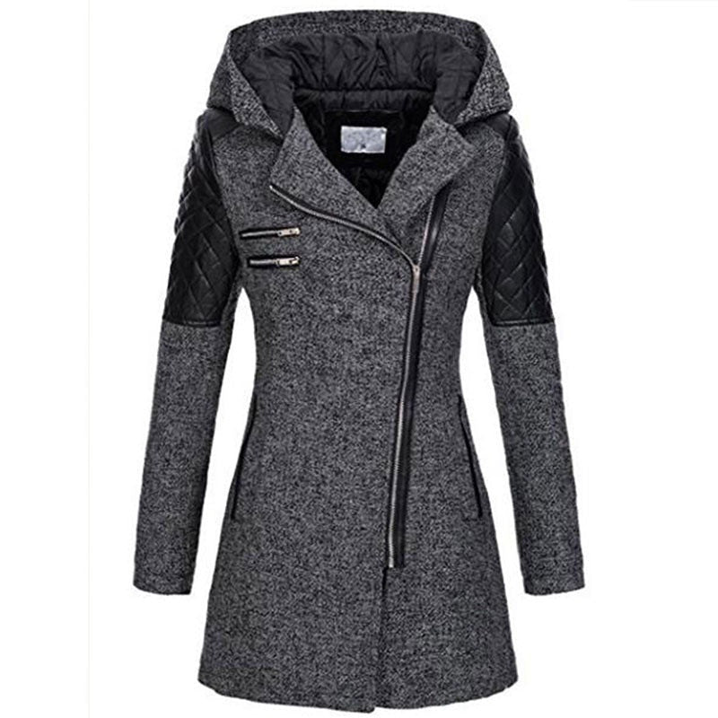 Chaquetas de Invierno para Mujer con Cremallera Lateral y Acolchadas