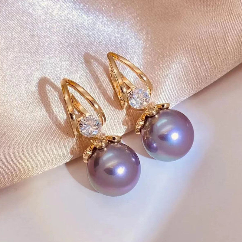 💎✨Pendientes colgantes de perlas brillantes para mujer