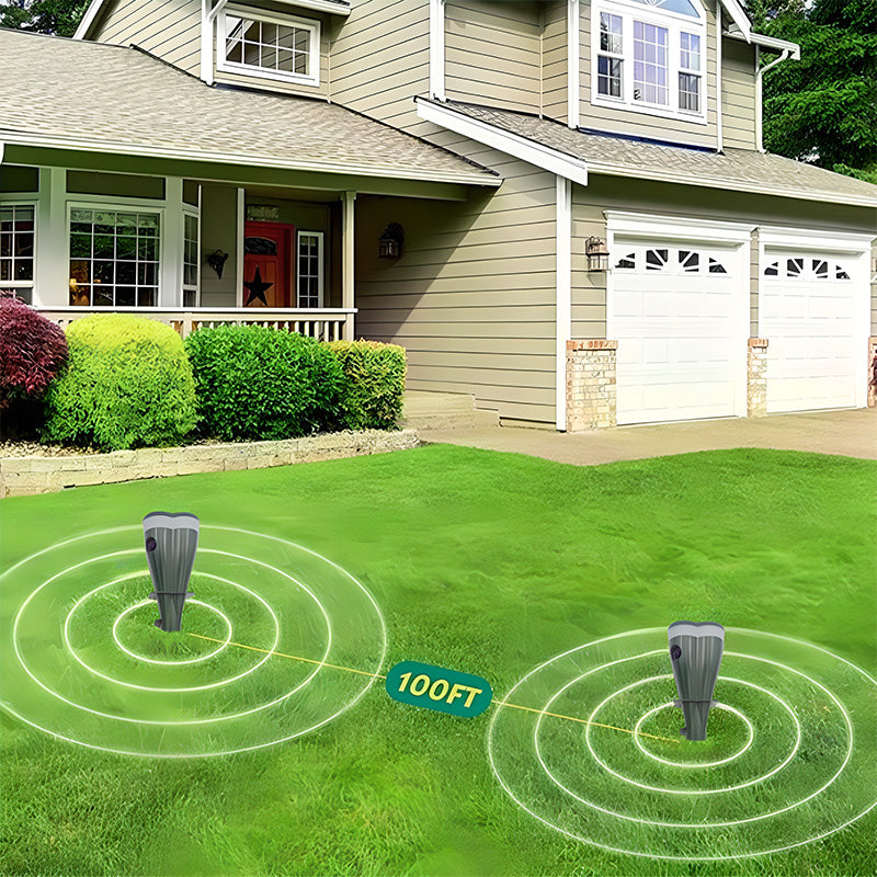 🔥 Wodoodporny odstraszacz kretów zasilany energią słoneczną💥