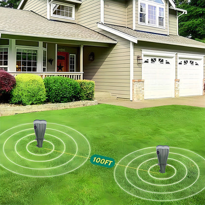 🔥 Wodoodporny odstraszacz kretów zasilany energią słoneczną💥