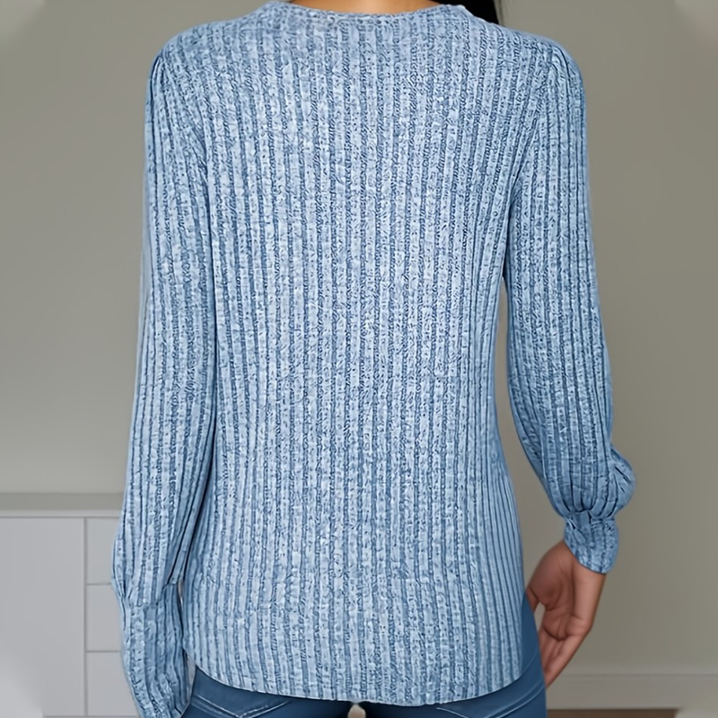 ✨👚Camisola de manga comprida de moda feminina