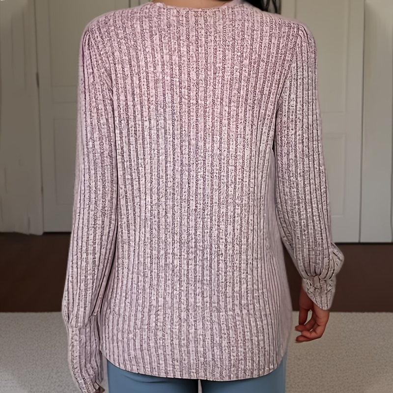 ✨👚Camisola de manga comprida de moda feminina