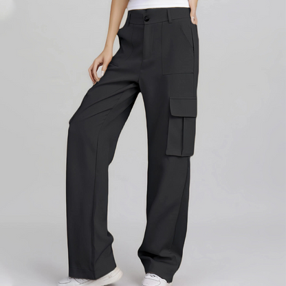 🍃Solid Color Multi‑Pocket Casual Cargo Pants