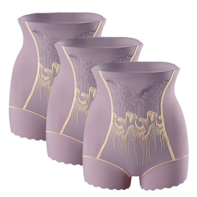 Damskie majtki modelujące brzuch i pośladki z wysokim stanem