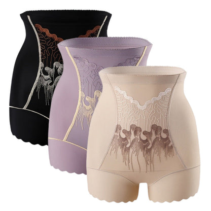 Damskie majtki modelujące brzuch i pośladki z wysokim stanem
