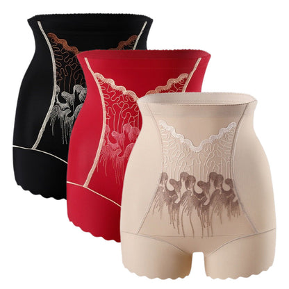 Damskie majtki modelujące brzuch i pośladki z wysokim stanem