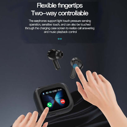 💥Kompaktowe słuchawki douszne z dotykowym sterowaniem i czystym dźwiękiem