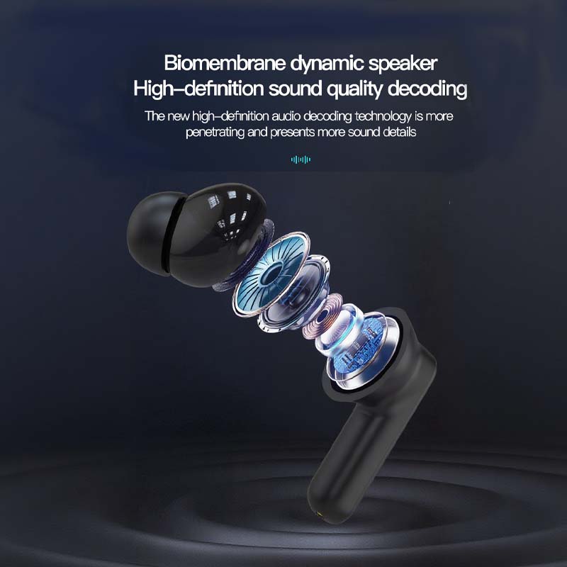 💥Kompaktowe słuchawki douszne z dotykowym sterowaniem i czystym dźwiękiem