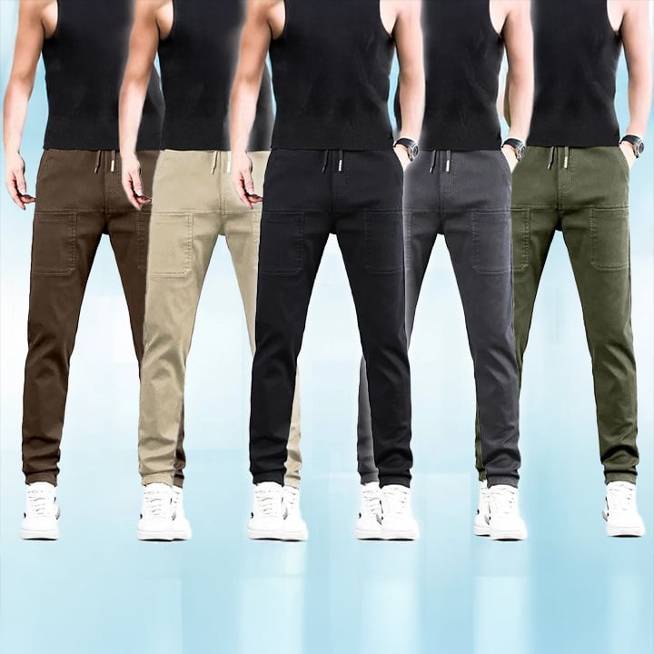 🎁Promoção quente: 50% de desconto🏆MultiPants – Calças cargo duráveis, com grande elasticidade e vários bolsos👖