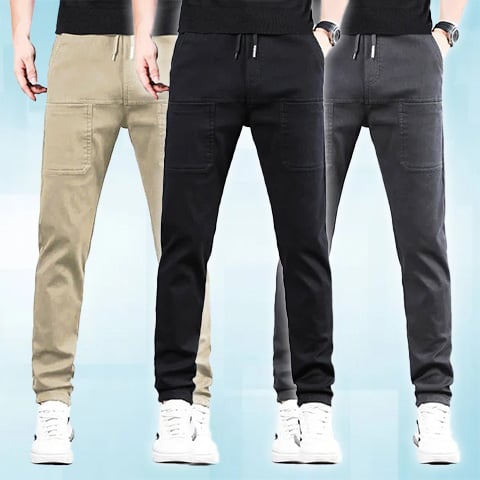 🎁Promoção quente: 50% de desconto🏆MultiPants – Calças cargo duráveis, com grande elasticidade e vários bolsos👖