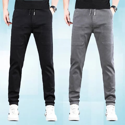 🎁Promoção quente: 50% de desconto🏆MultiPants – Calças cargo duráveis, com grande elasticidade e vários bolsos👖