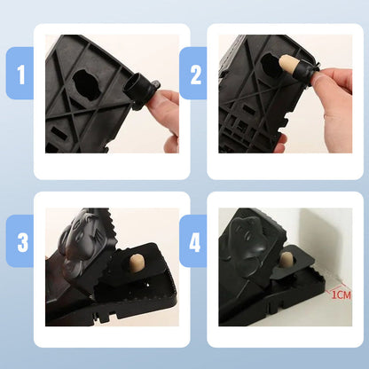 Wielokrotnego użytku pułapka na szczury z wysoce czułym mechanizmem wyzwalającym