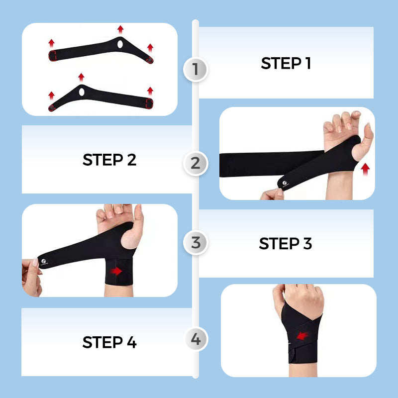 Elastyczna opaska uciskowa na nadgarstek