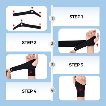 Elastyczna opaska uciskowa na nadgarstek