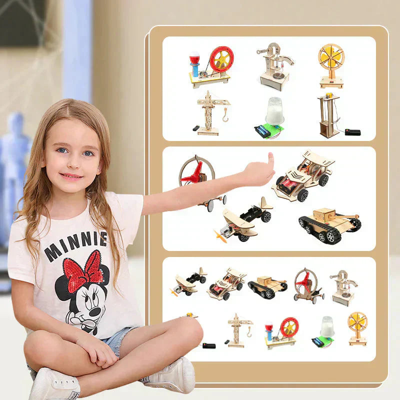 Małe naukowcy Kreatywne ręcznie robione zabawki