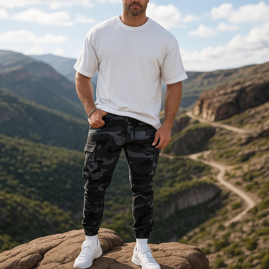 Wysokiej jakości spodnie kamuflażowe dla mężczyzn