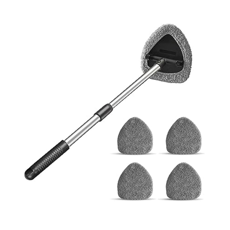 Zestaw do czyszczenia przedniej szyby samochodowej – teleskopowy, obrotowy 180°