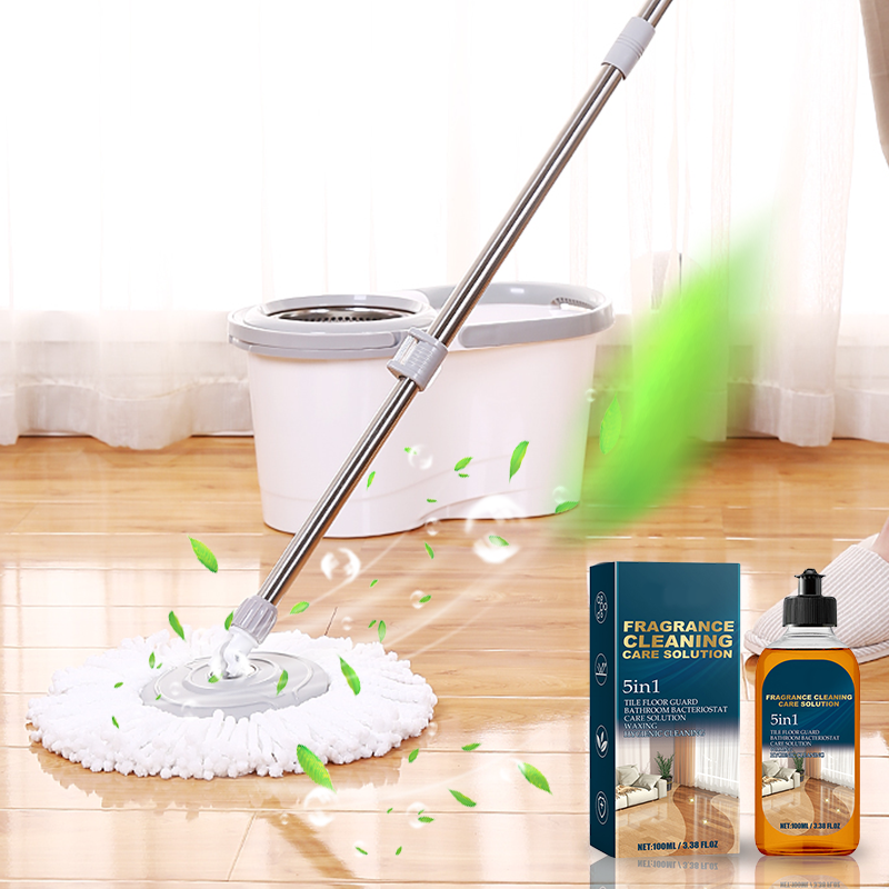 Limpador de piso de secagem rápida e remoção de manchas com fragrância de longa duração