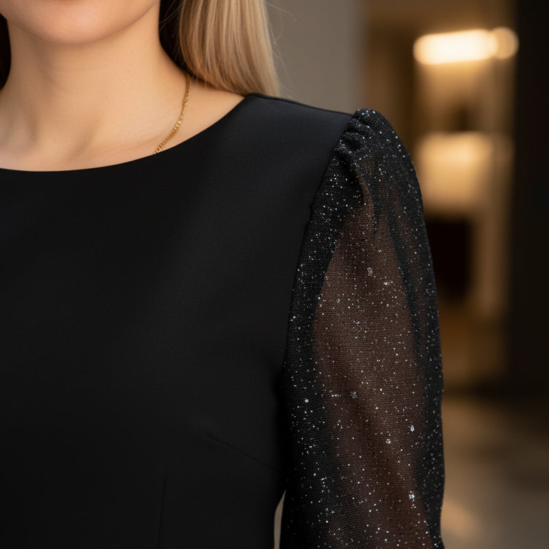👗 60% DE DESCONTO AGORA! ✨ Vestido com lantejoulas – Brilhante, elegante e perfeito para festas 💃