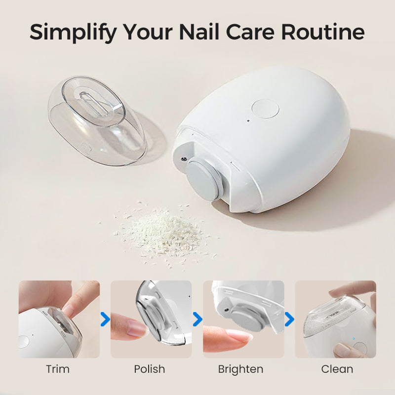 💅 Compre um e ganhe outro! ✨ Lixa de unhas elétrica universal – 6 velocidades com 5 acessórios para um cuidado seguro e suave das unhas 👶🔧