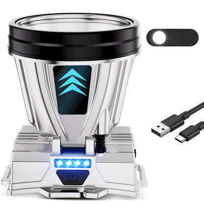 Farol recarregável super brilhante de alta potência