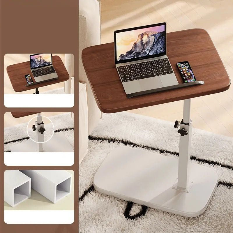 Mesa dobrável ajustável em forma de C