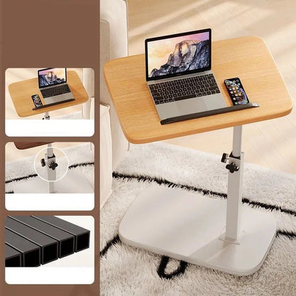 Mesa dobrável ajustável em forma de C