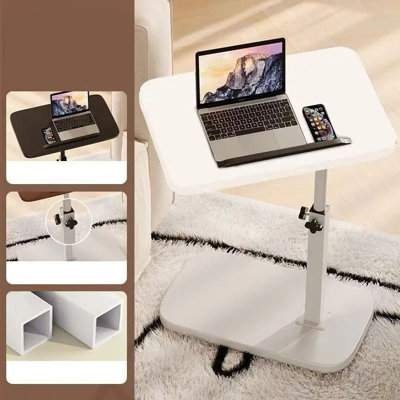 Mesa dobrável ajustável em forma de C