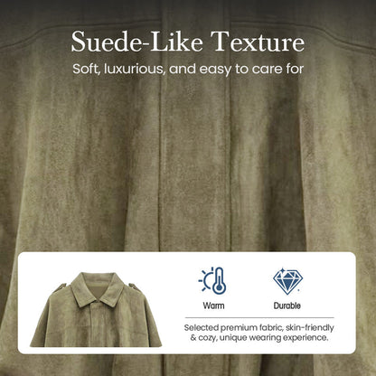🧥 ✨ Casaco bomber curto para mulher com efeito camurça – Tecido macio, silhueta moderna e estilo versátil 👜