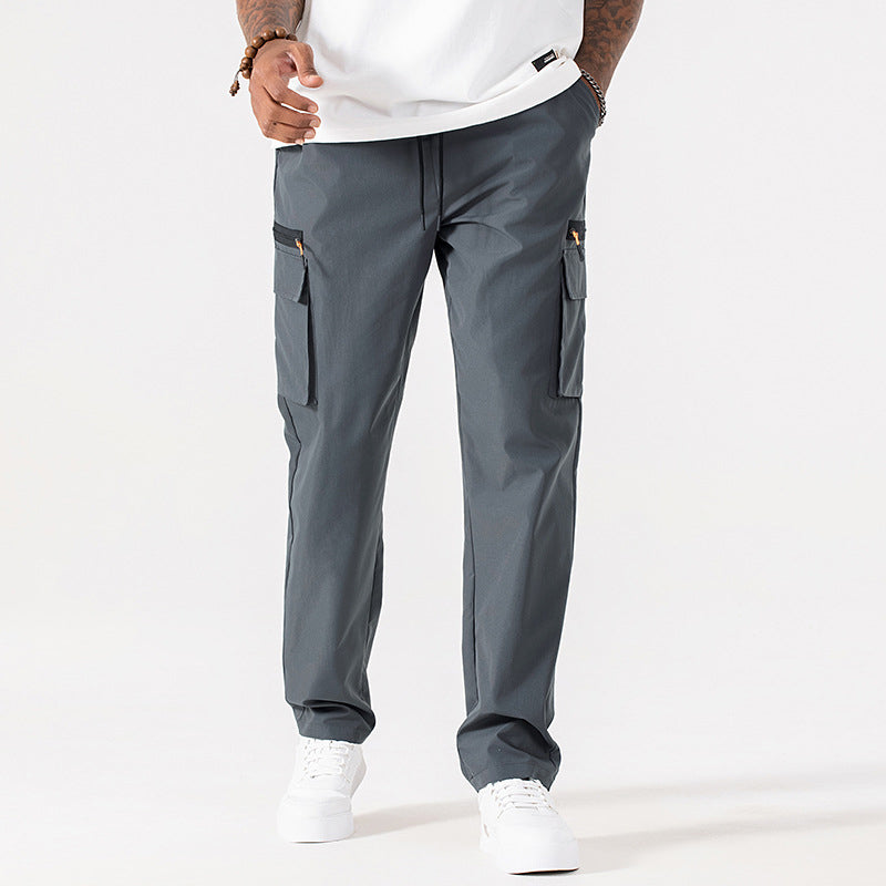 👖 LIMITED-TIME 50% OFF! 🪂 Men's Casual Cargo Pants with Multiple Pockets – Adjustable Waist, Durable Fabric 🏔️