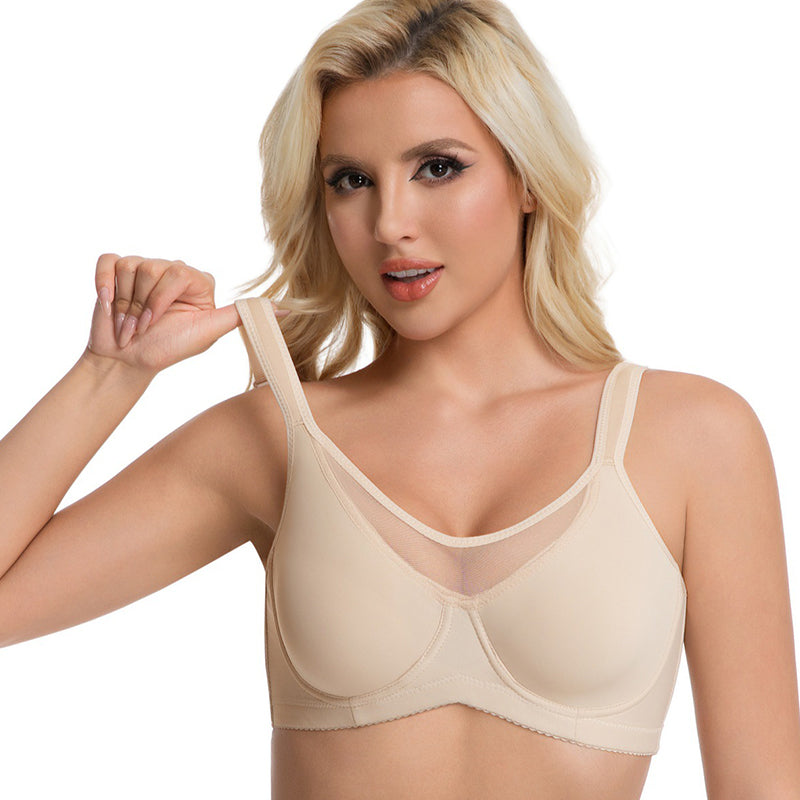 ✨💞Sutiã elegante, transparente e de cobertura total para mulheres de tamanho grande