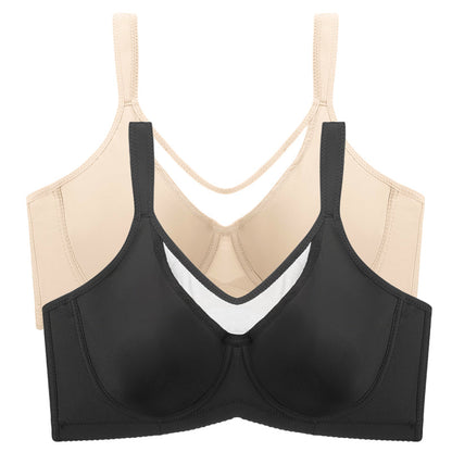 ✨💞Sutiã elegante, transparente e de cobertura total para mulheres de tamanho grande