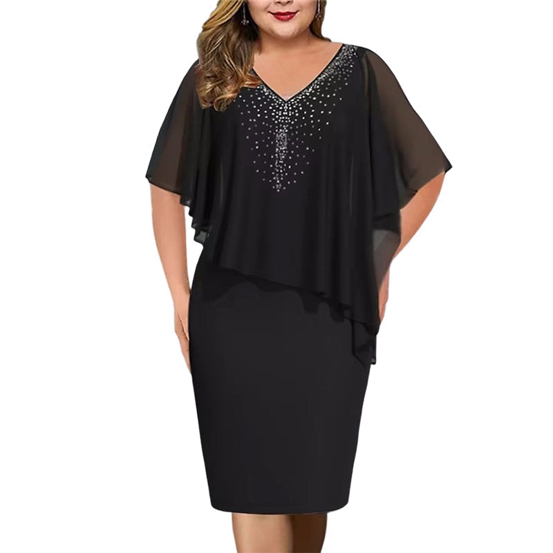 ⌛Limited-Time Offer-Women Elegant V Neck Evening Dress