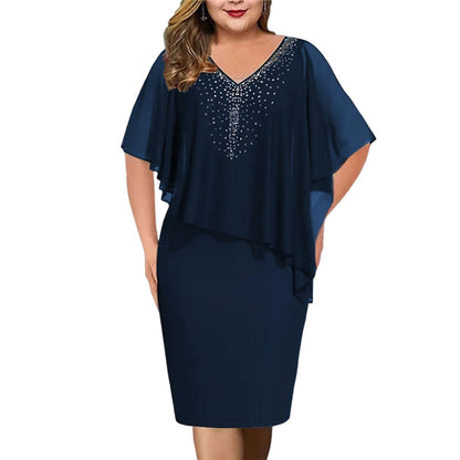 ⌛Limited-Time Offer-Women Elegant V Neck Evening Dress