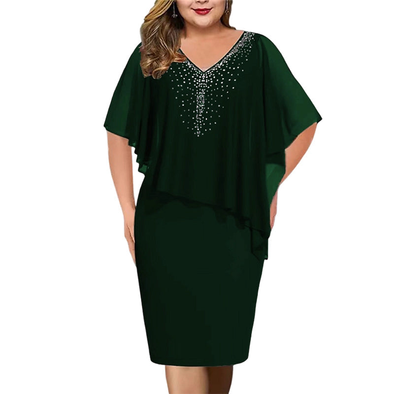 ⌛Limited-Time Offer-Women Elegant V Neck Evening Dress