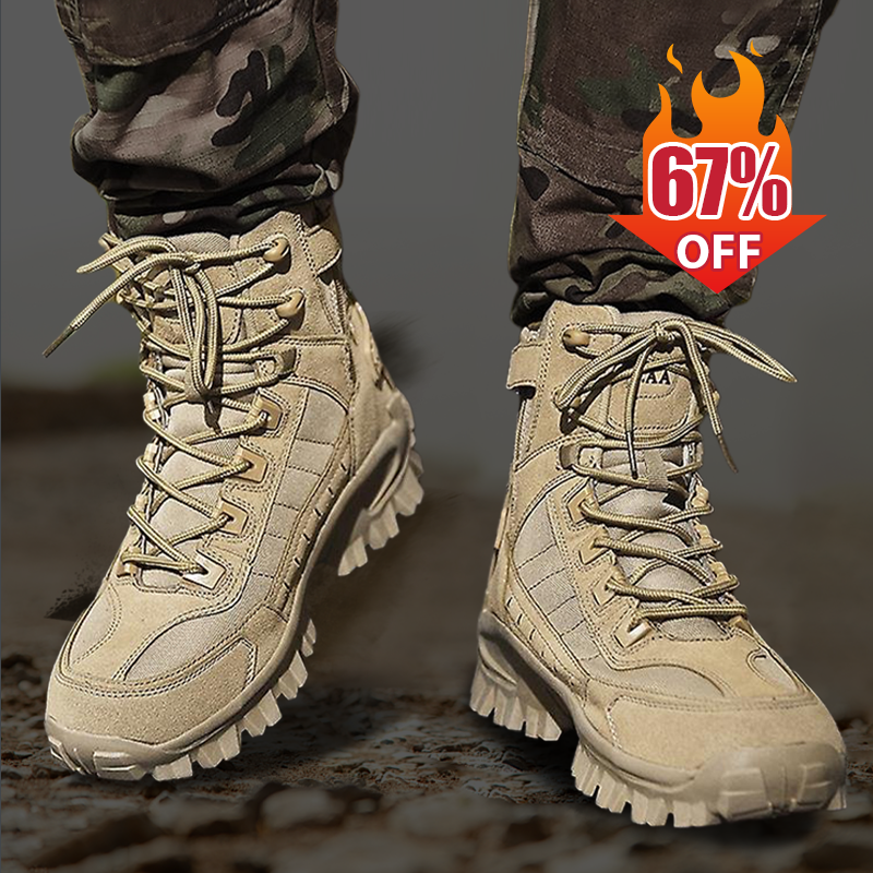 🥾67% DE DESCONTO ÚLTIMO DIA! 🔥 Botas desportivas táticas - Impermeáveis e antiderrapantes, biqueira reforçada para uso ao ar livre/treino/militar ⚡📦