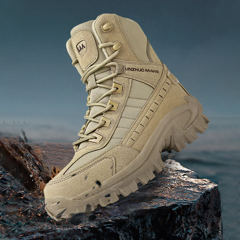 🥾67% DE DESCONTO ÚLTIMO DIA! 🔥 Botas desportivas táticas - Impermeáveis e antiderrapantes, biqueira reforçada para uso ao ar livre/treino/militar ⚡📦