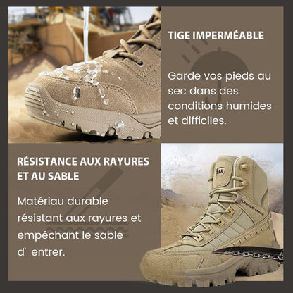 🥾67% DE DESCONTO ÚLTIMO DIA! 🔥 Botas desportivas táticas - Impermeáveis e antiderrapantes, biqueira reforçada para uso ao ar livre/treino/militar ⚡📦