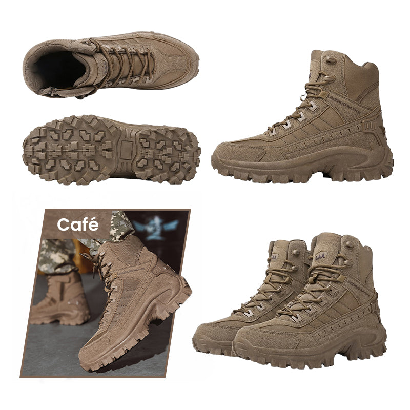 🥾67% DE DESCONTO ÚLTIMO DIA! 🔥 Botas desportivas táticas - Impermeáveis e antiderrapantes, biqueira reforçada para uso ao ar livre/treino/militar ⚡📦