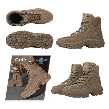 🥾67% DE DESCONTO ÚLTIMO DIA! 🔥 Botas desportivas táticas - Impermeáveis e antiderrapantes, biqueira reforçada para uso ao ar livre/treino/militar ⚡📦