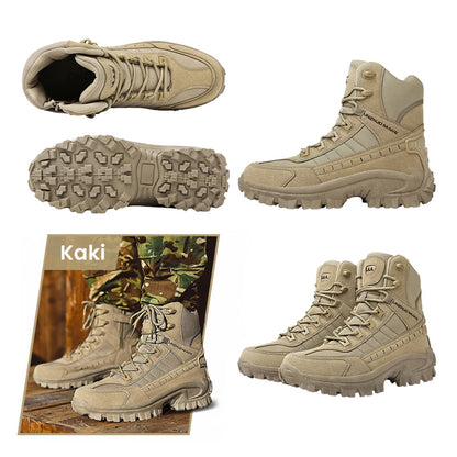🥾67% DE DESCONTO ÚLTIMO DIA! 🔥 Botas desportivas táticas - Impermeáveis e antiderrapantes, biqueira reforçada para uso ao ar livre/treino/militar ⚡📦