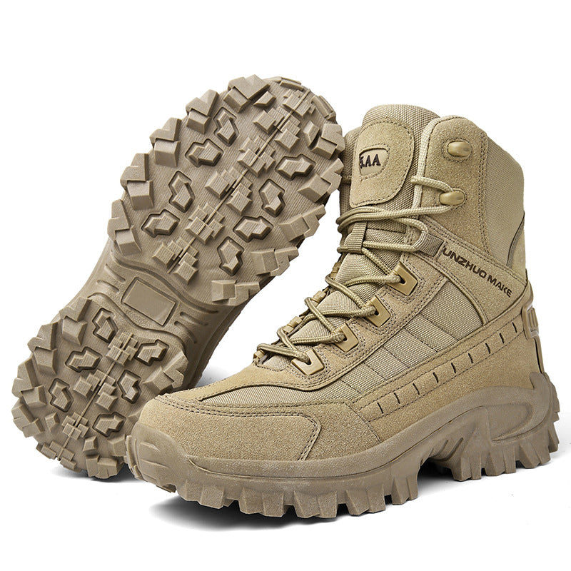 🥾67% DE DESCONTO ÚLTIMO DIA! 🔥 Botas desportivas táticas - Impermeáveis e antiderrapantes, biqueira reforçada para uso ao ar livre/treino/militar ⚡📦