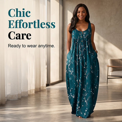 Women Casual Sleeveless Maxi Dress