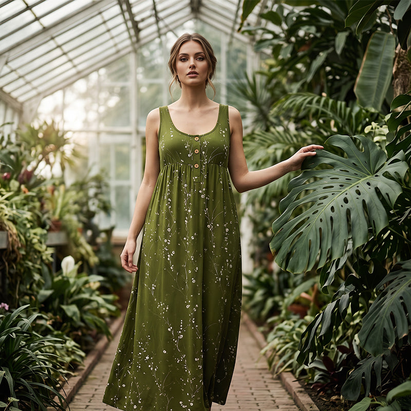 Women Casual Sleeveless Maxi Dress