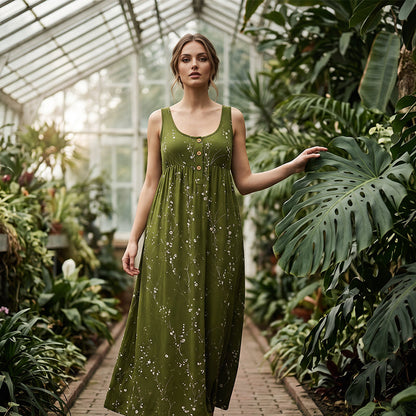 Women Casual Sleeveless Maxi Dress