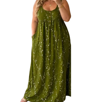 Women Casual Sleeveless Maxi Dress